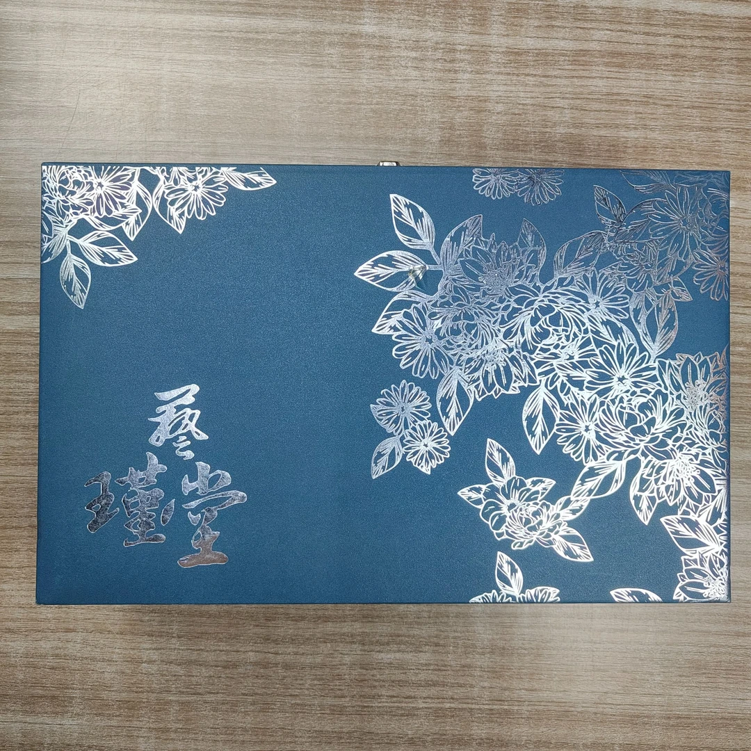 珐琅彩掐丝银盖碗茶具套装高档礼盒装功夫茶具套装整套创意精美