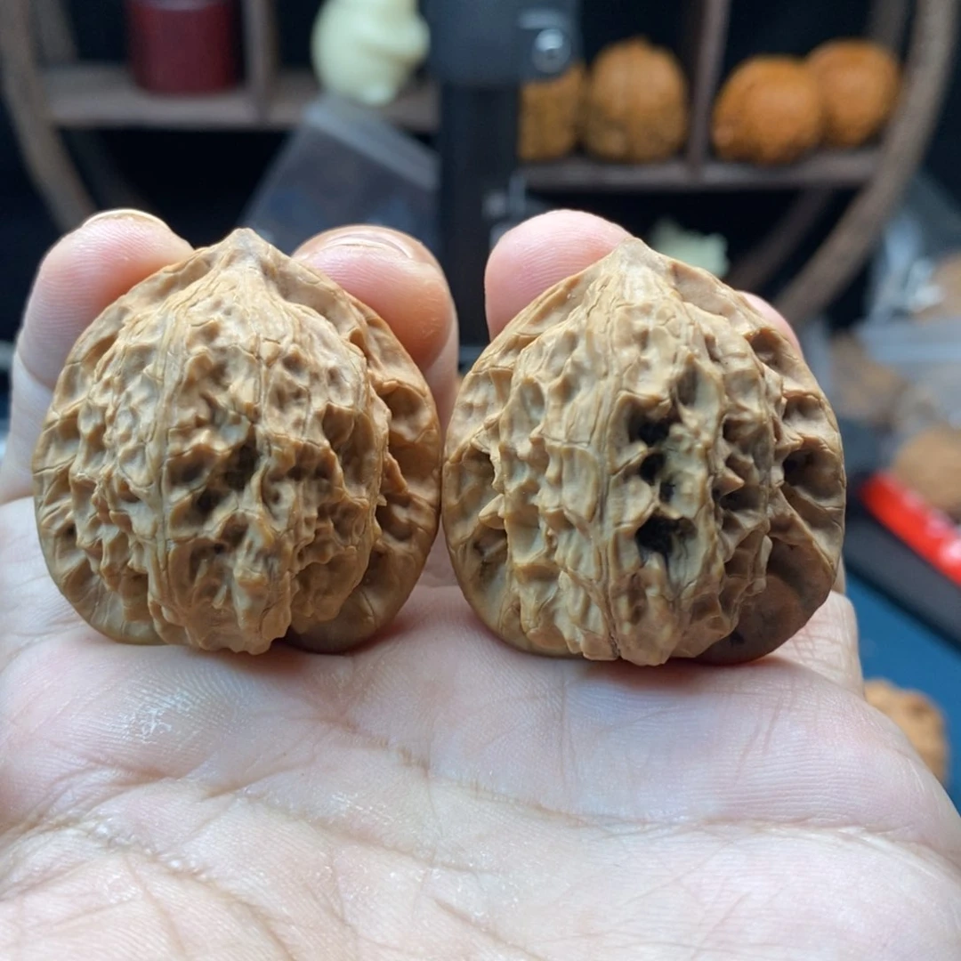 文玩核桃把件37玲珑