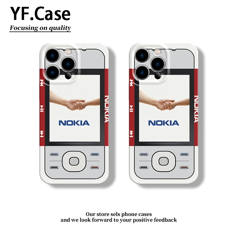 趣味复古诺基亚适用苹果IPhone15/16手机壳14pro菲林硬壳13精孔12