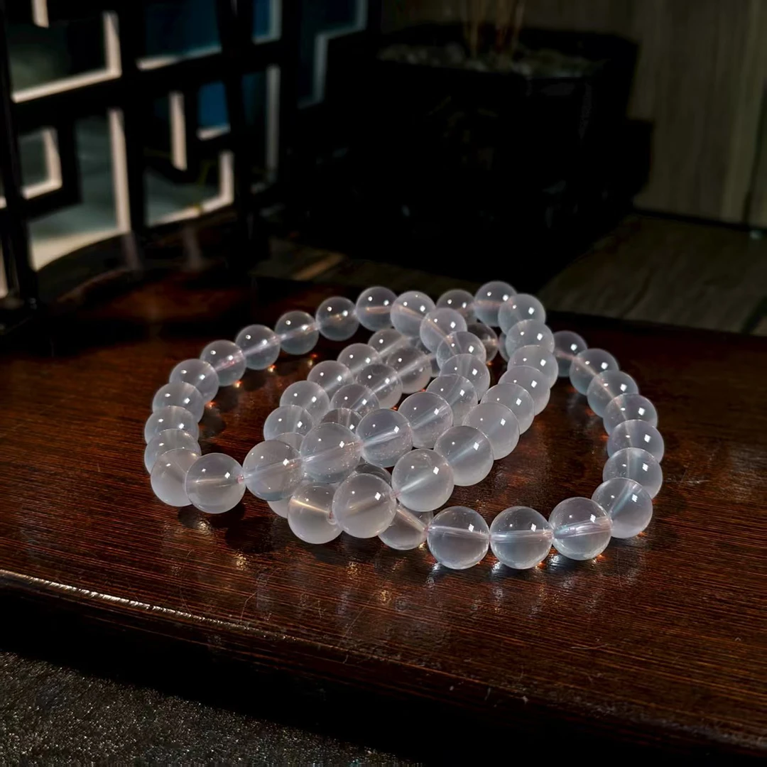 【小院甄选】粉水晶单圈手链约10mm 多样性发一件 2689ECK