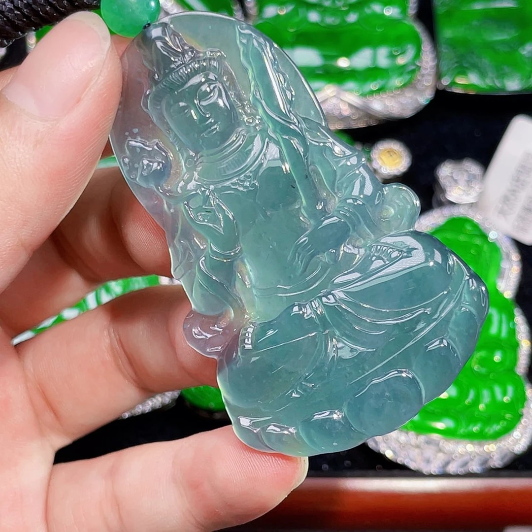 翡翠未镶嵌颈饰6，