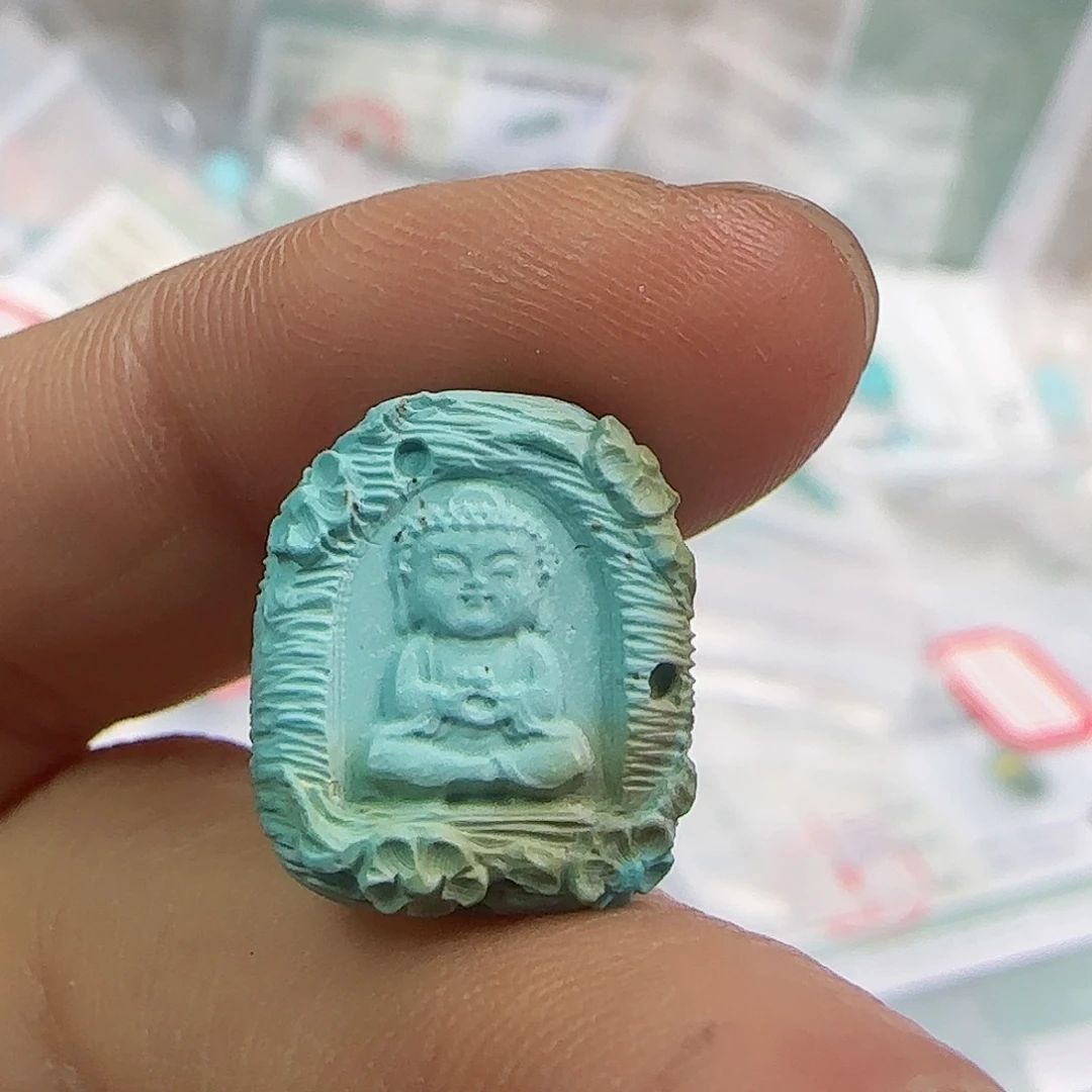 绿松石珠宝半成品未镶嵌