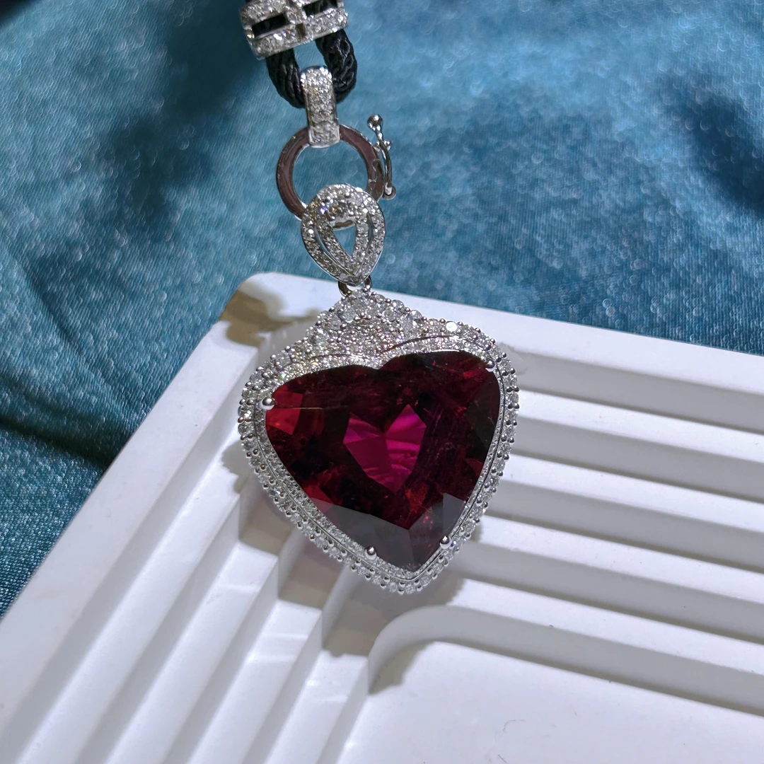 18K金碧玺颈饰-A68