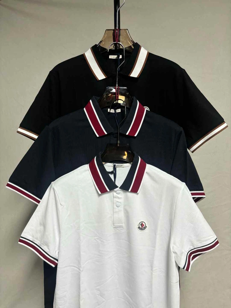 99新 MONCLER 99新/MONCLER/左胸口LOGO标Polo衫