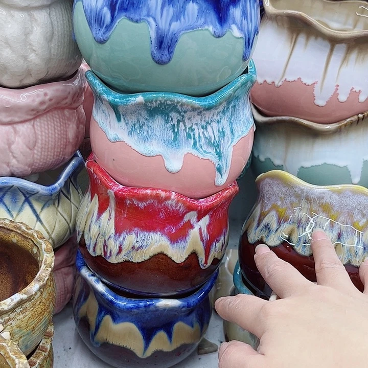 多肉绿植陶瓷花盆