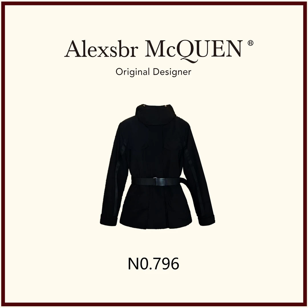 YDD•「796」幂姐五防保暖加棉加厚冲锋衣（赠胸针赠腰带）JC-A2330