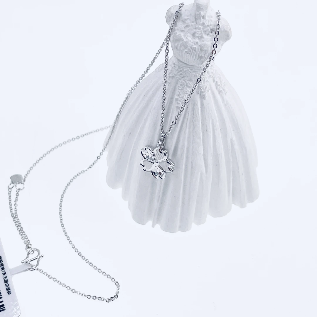 铂金Pt950幸运五花套链4.71克可调40、42.5、45厘米