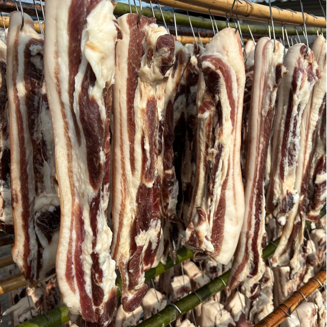 农家五花咸肉安徽土特产腌制腊肉风味腌笃鲜咸肉偏肥有瘦蒸炒炖