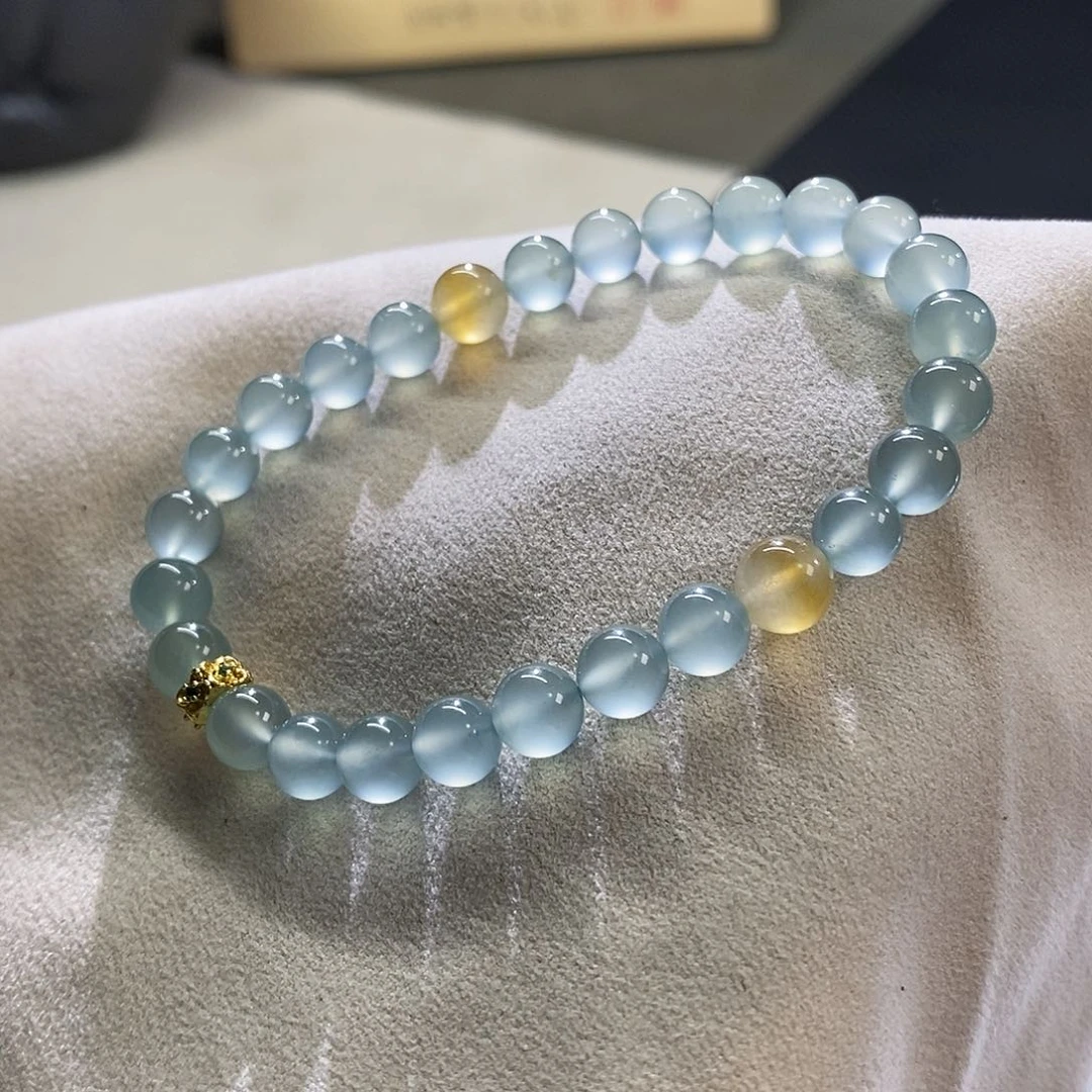 翡翠挂件未镶嵌晴钢手串