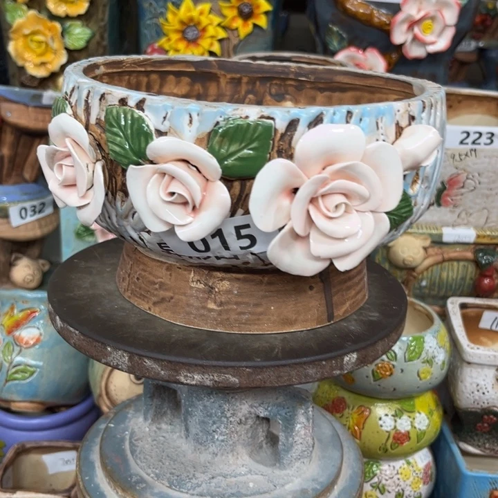 紫砂花盆粗陶材质多肉花盆