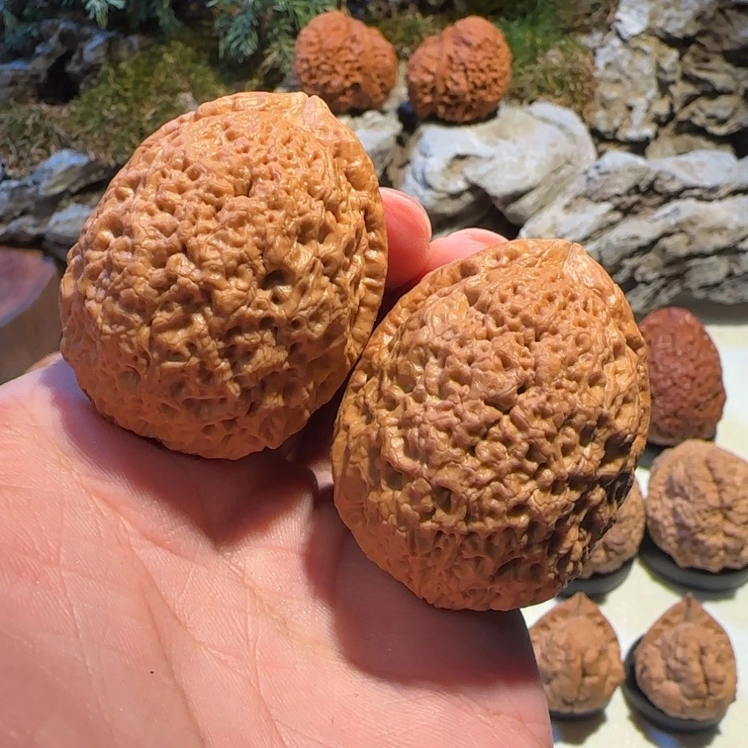 @***｜把件文玩核桃粗筋罗汉头