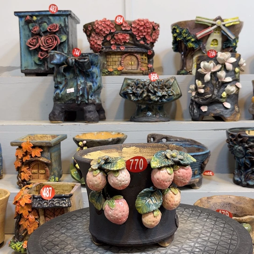 770 号陶然花器手工花盆