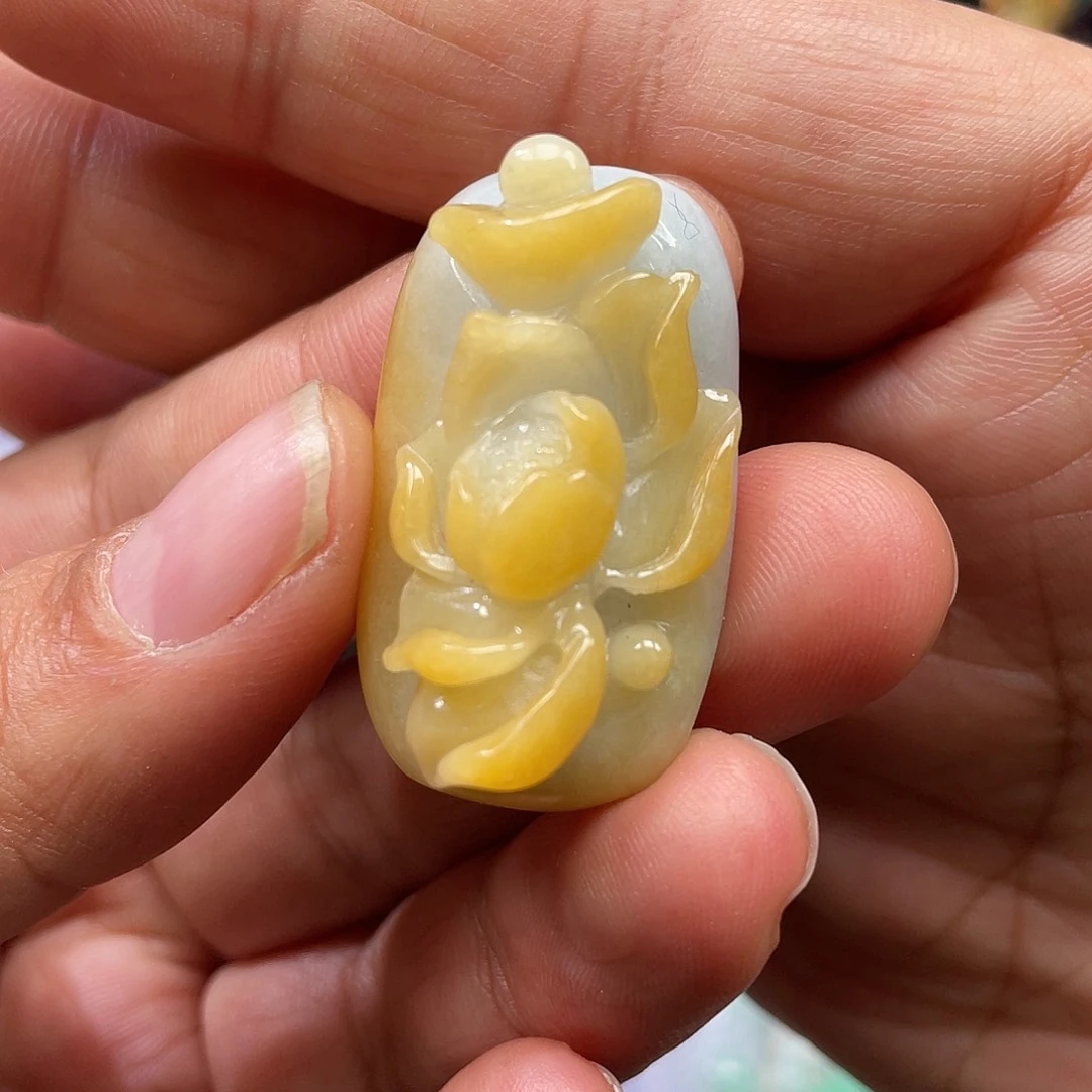 颈饰未镶嵌翡翠翡玉缘翡翠