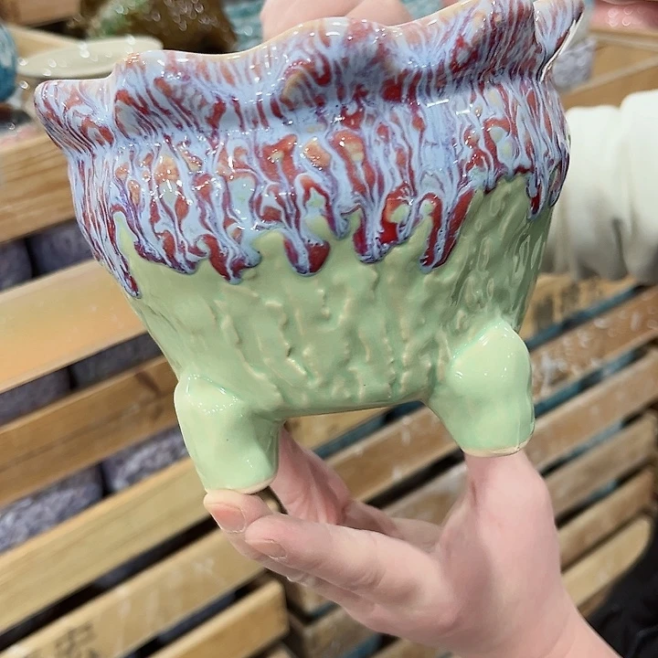 陶瓷陶瓷多肉植物花盆