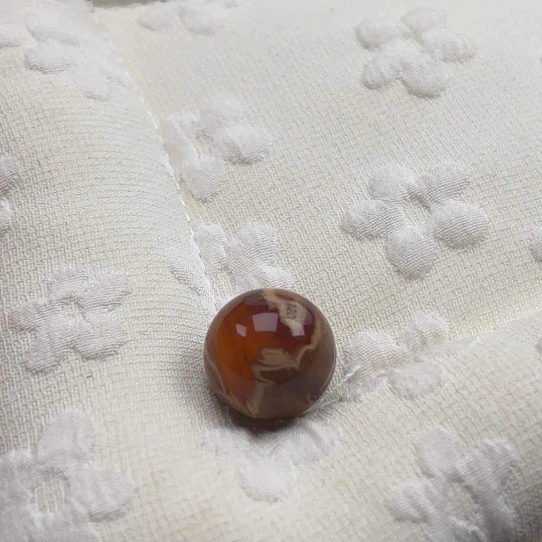 琥珀未镶嵌手链根珀溶洞妖花卡15单珠