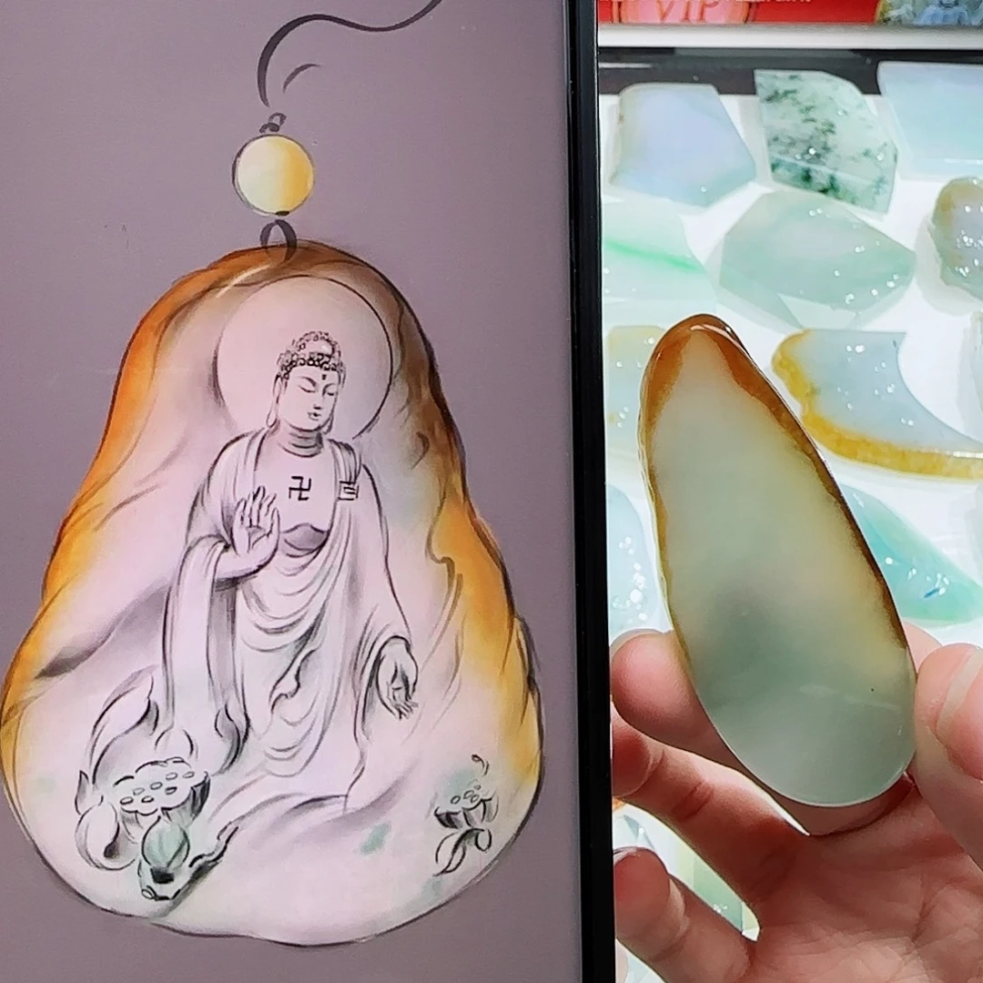 定制翡翠未镶嵌翡翠定制