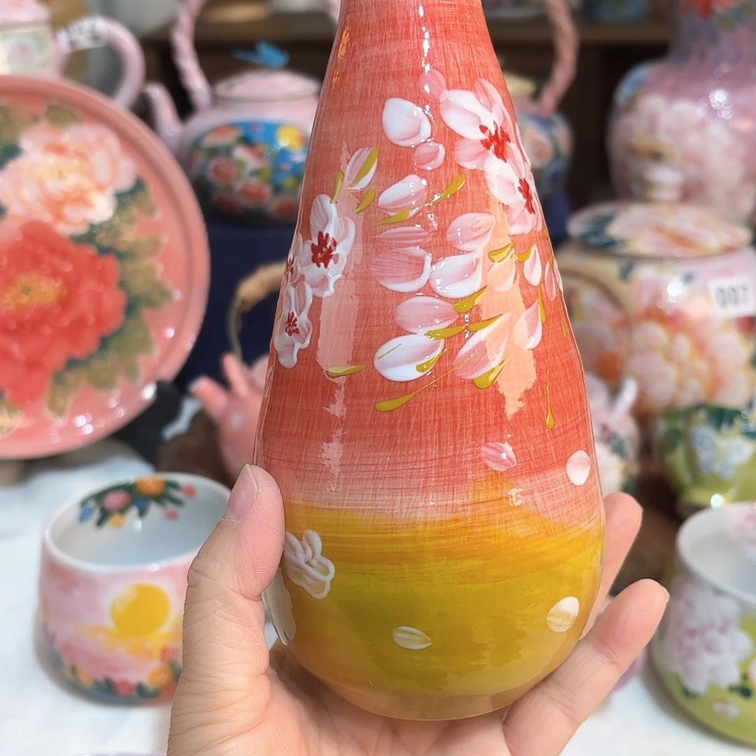 景德镇手绘高温釉下彩陶瓷茶具