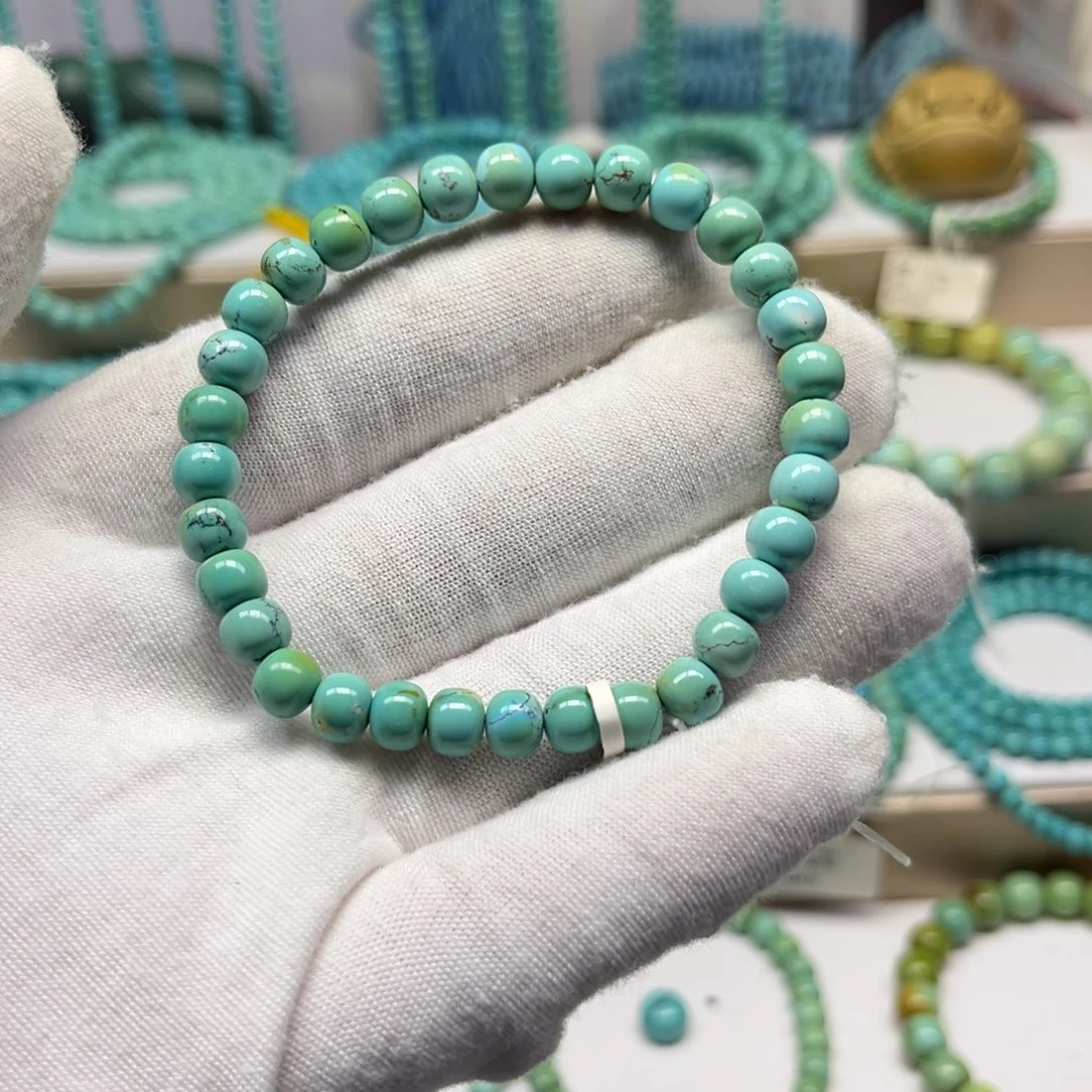 绿松石未镶嵌手链