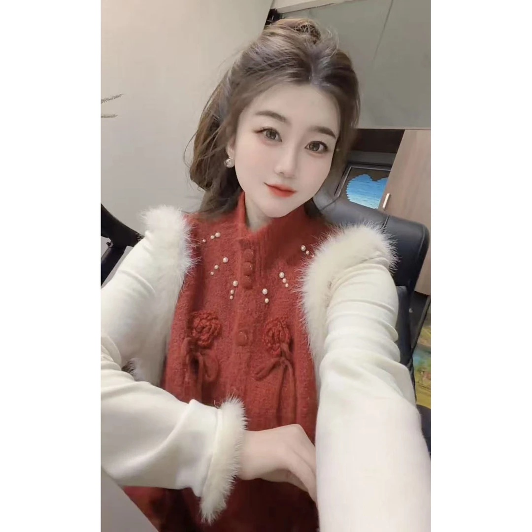 『喜气假日F』设计显瘦百搭时尚套装 7380+6650