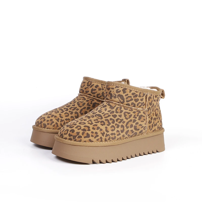 CP6648【品牌撤柜清仓】雪地靴豹纹37 38 40