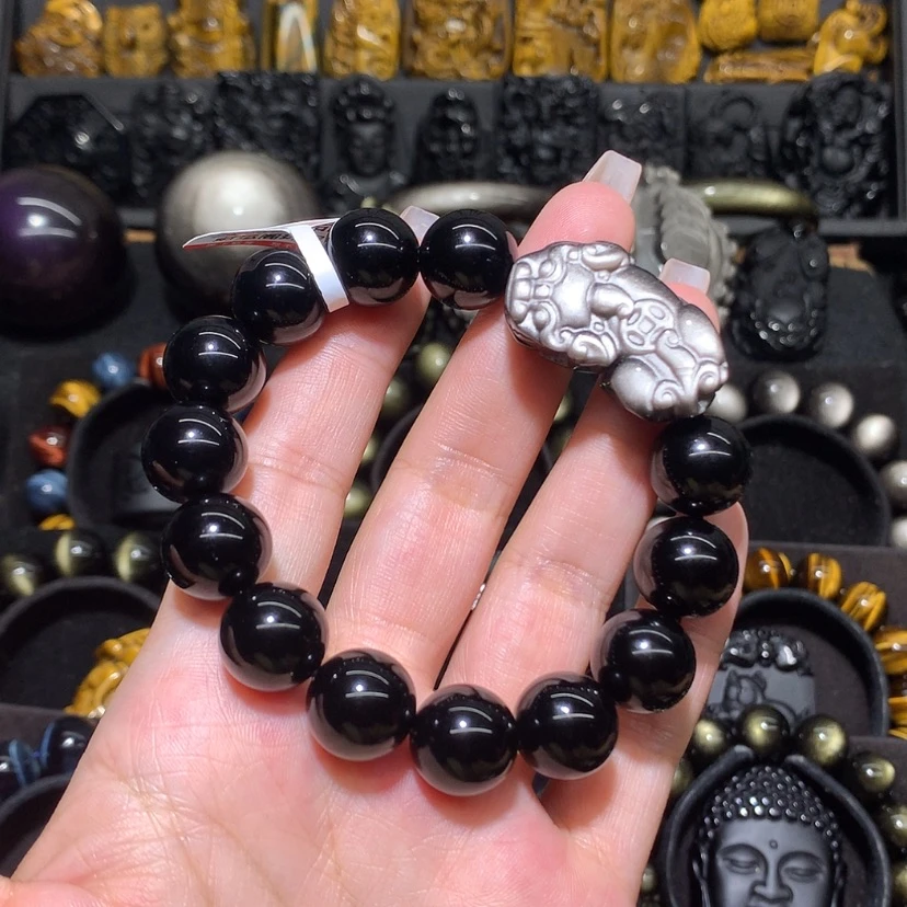 【闪购商品】黑曜岩珠宝奇石未镶嵌?**可