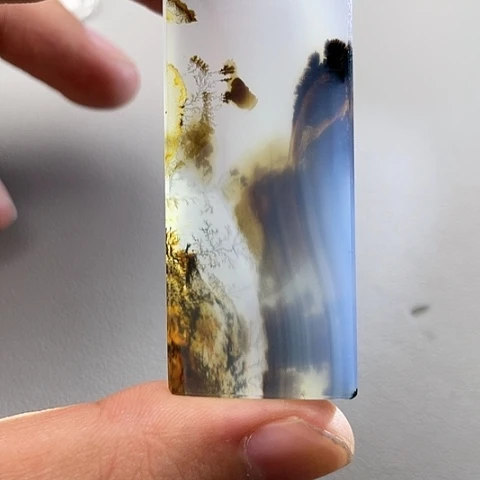 玛瑙/玉髓颈饰未镶嵌心**旧
