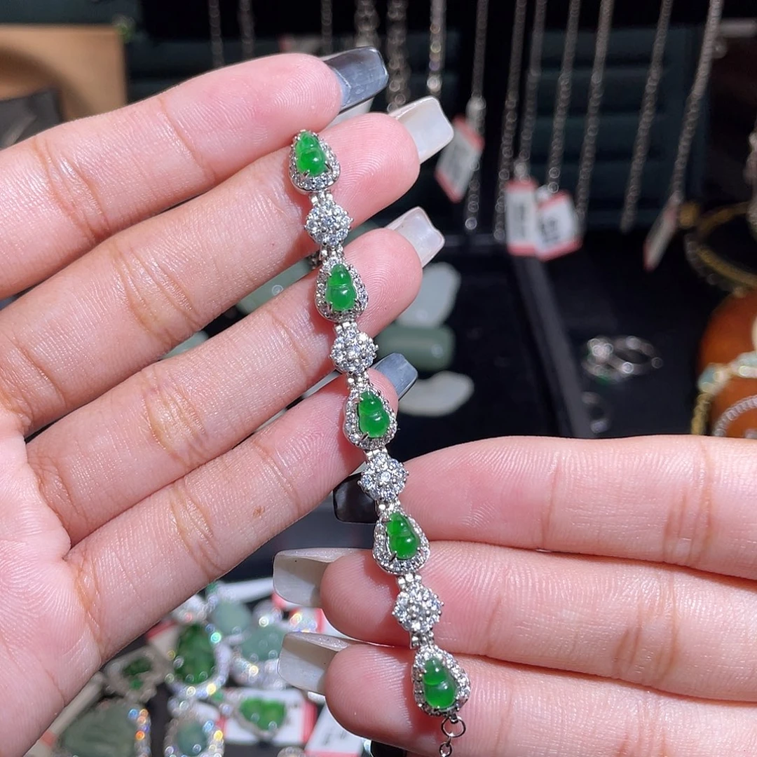 未镶嵌手链翡翠手链