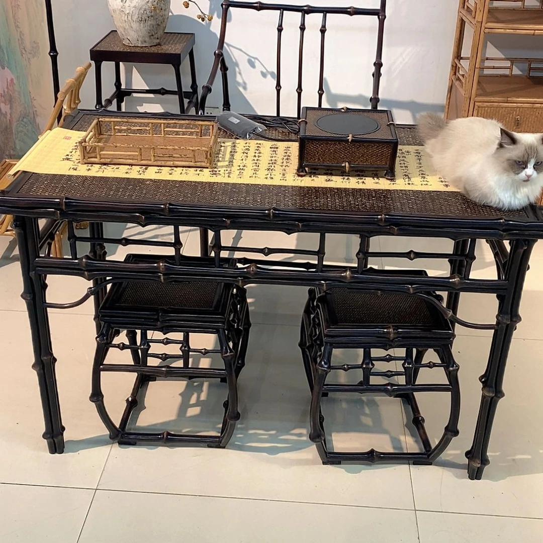 筇竹单桌单桌单120×60×75