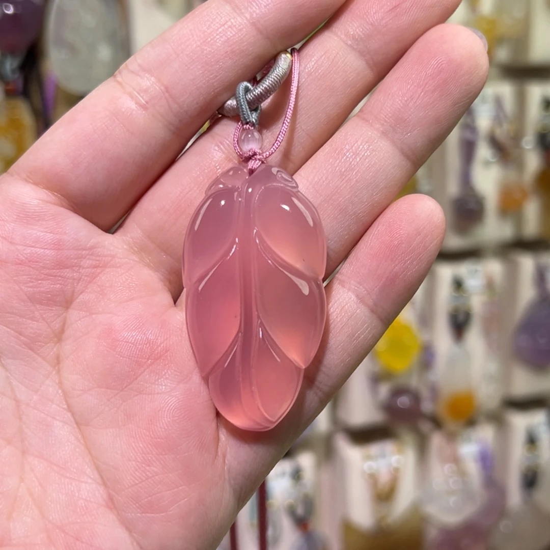 玛瑙/玉髓未镶嵌吊坠(赠链)