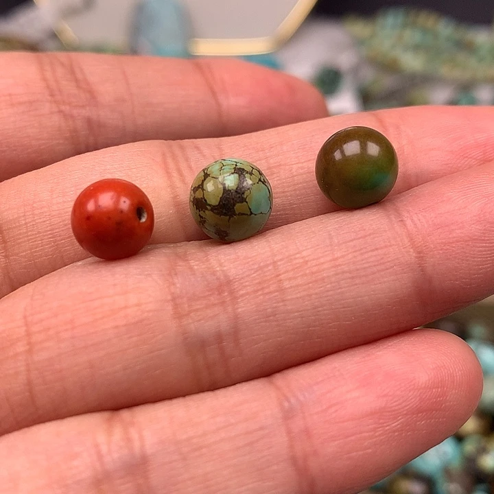 南红玛瑙未镶嵌圆珠