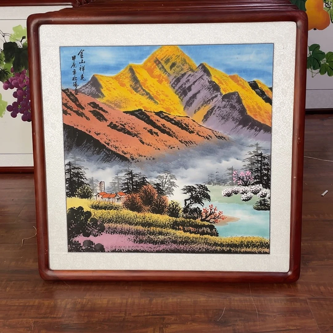 国画带框尺寸63*63厘米