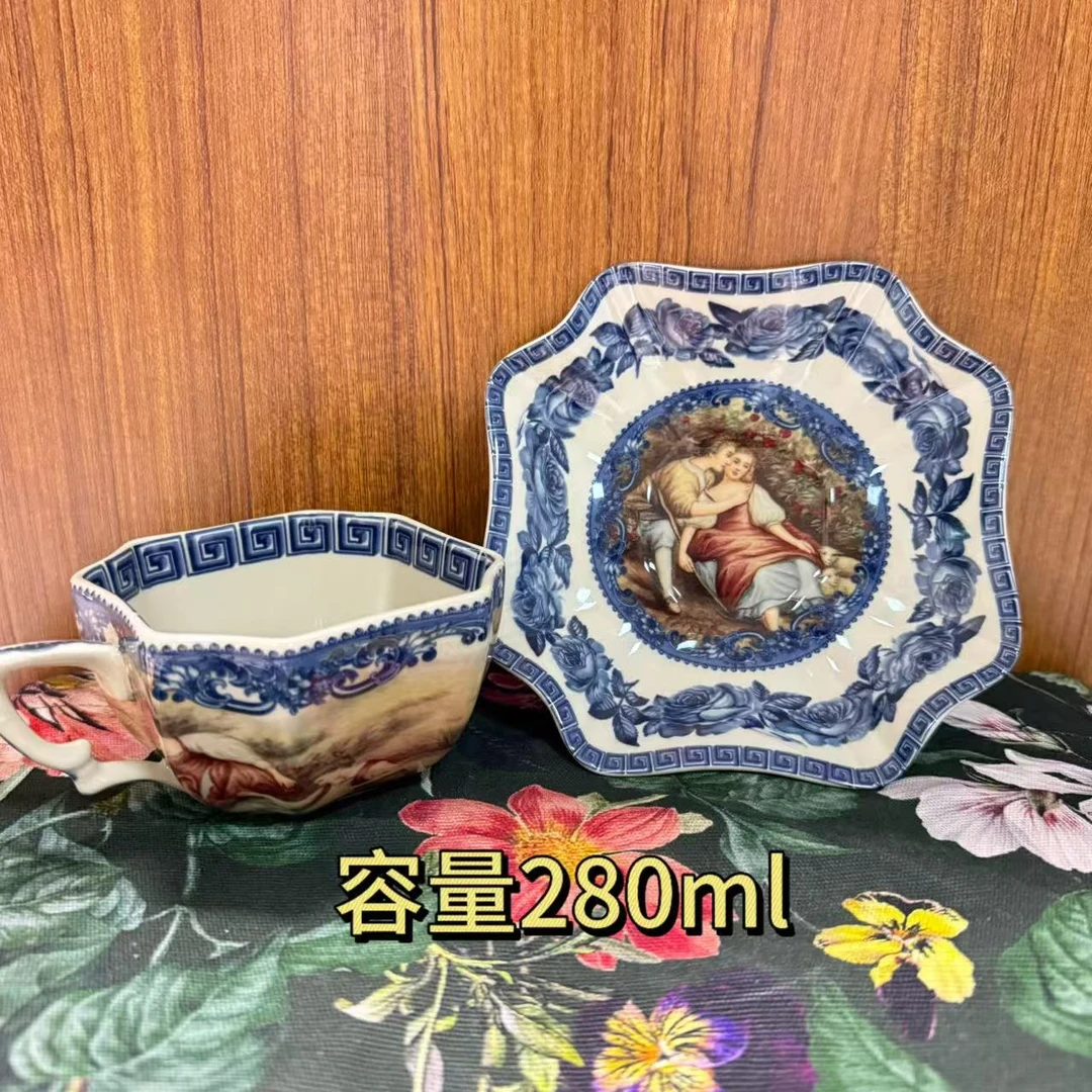 客来涌，，cz  彩色人物系列 咖啡杯