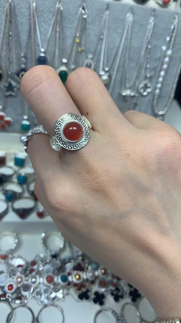 925银银制品 纯银复古戒指