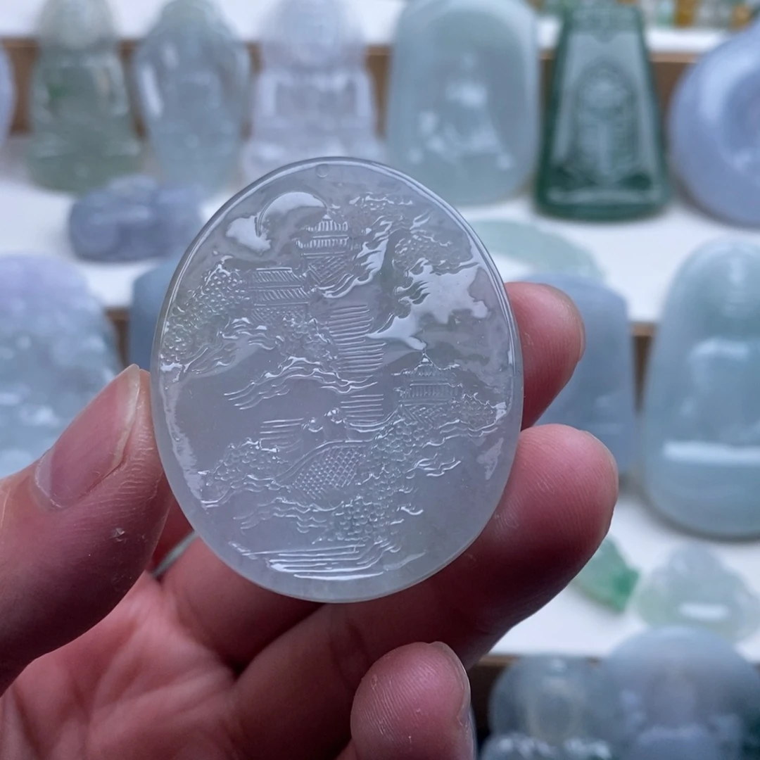 翡翠未镶嵌颈饰翡翠