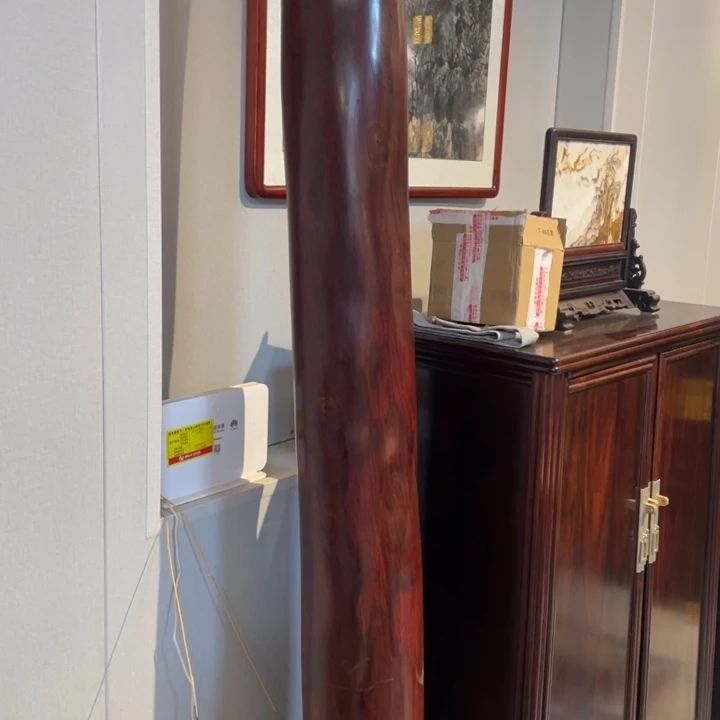 檀香紫檀（小叶紫檀）风水柱