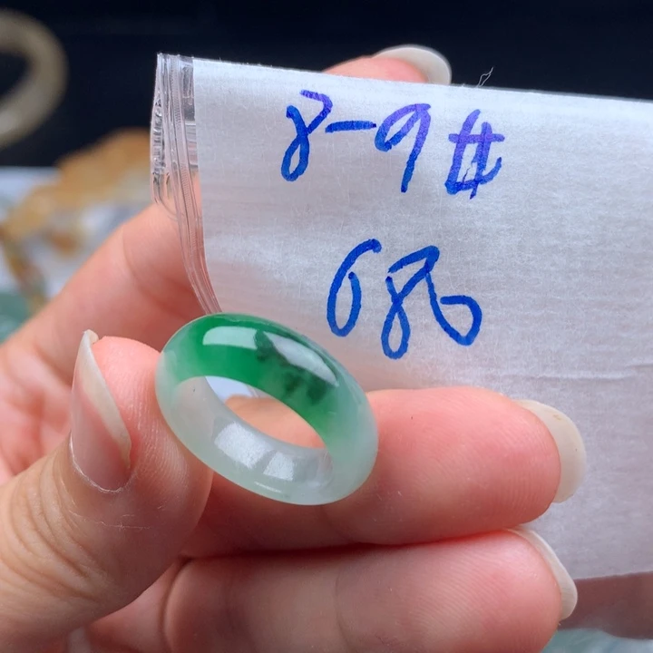 未镶嵌戒指翡翠戒圈