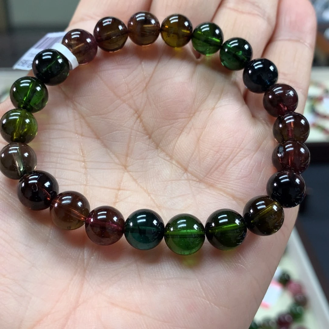 碧玺手链未镶嵌8:8毫米左右