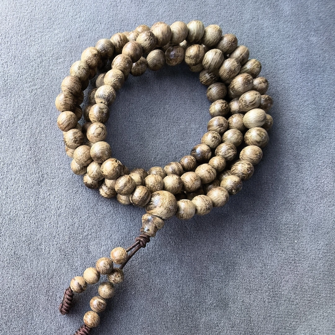 沉香历香加里曼丹红土沉香手串0.6C876圆珠多圈（6）多样性发1条