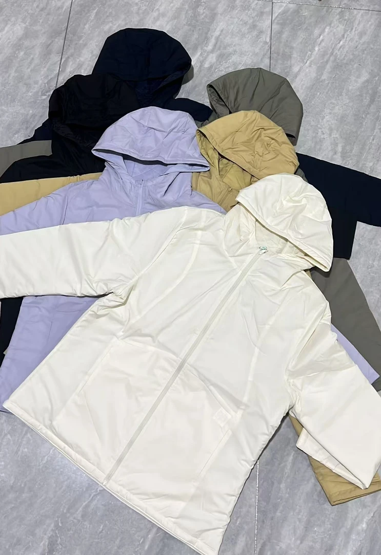 【7391连帽女款】连帽绵羊毛棉服轻量休闲女款短外套