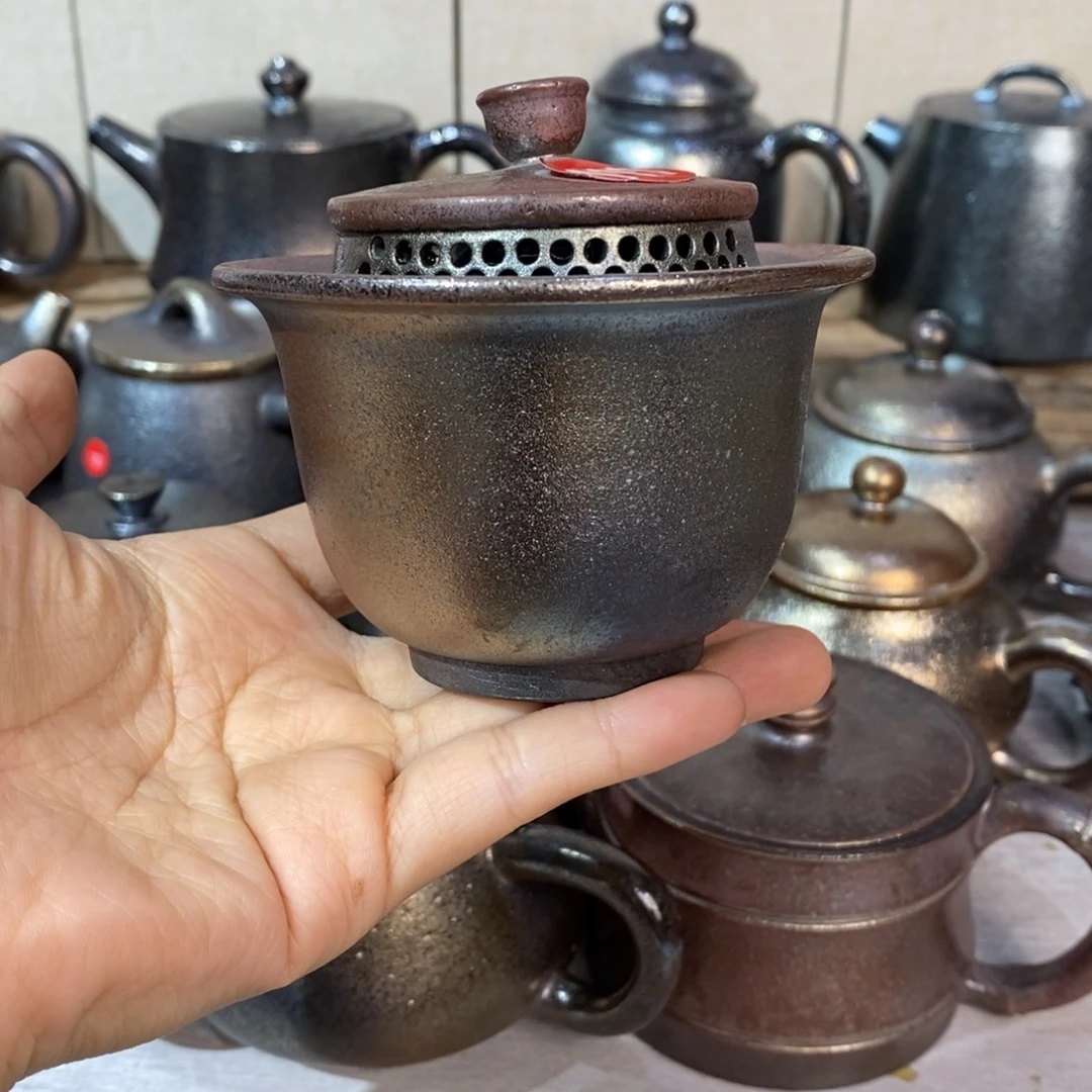 云南建水紫陶柴烧微瑕特价杯