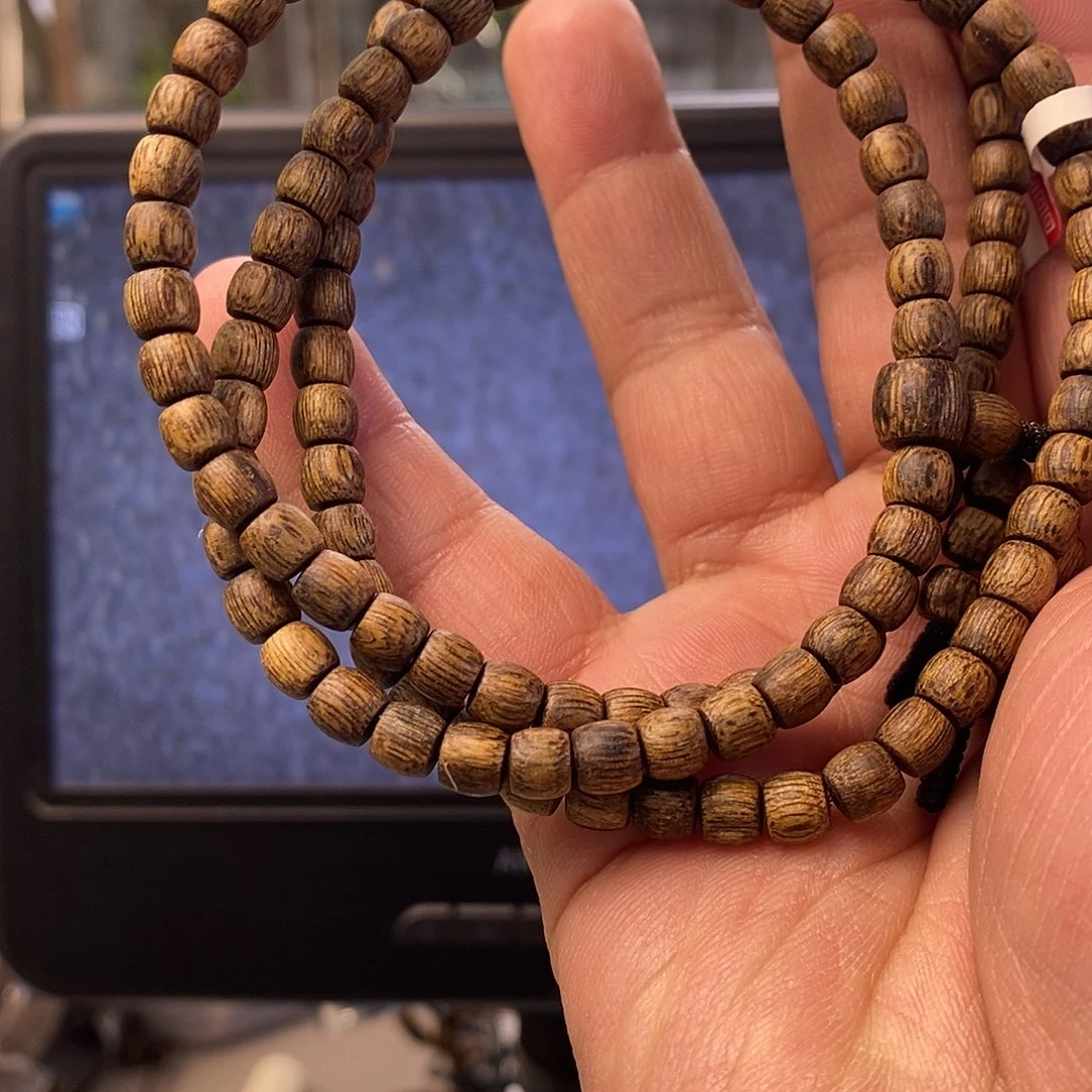 沉香手串鼓珠05多圈10克多样性发一