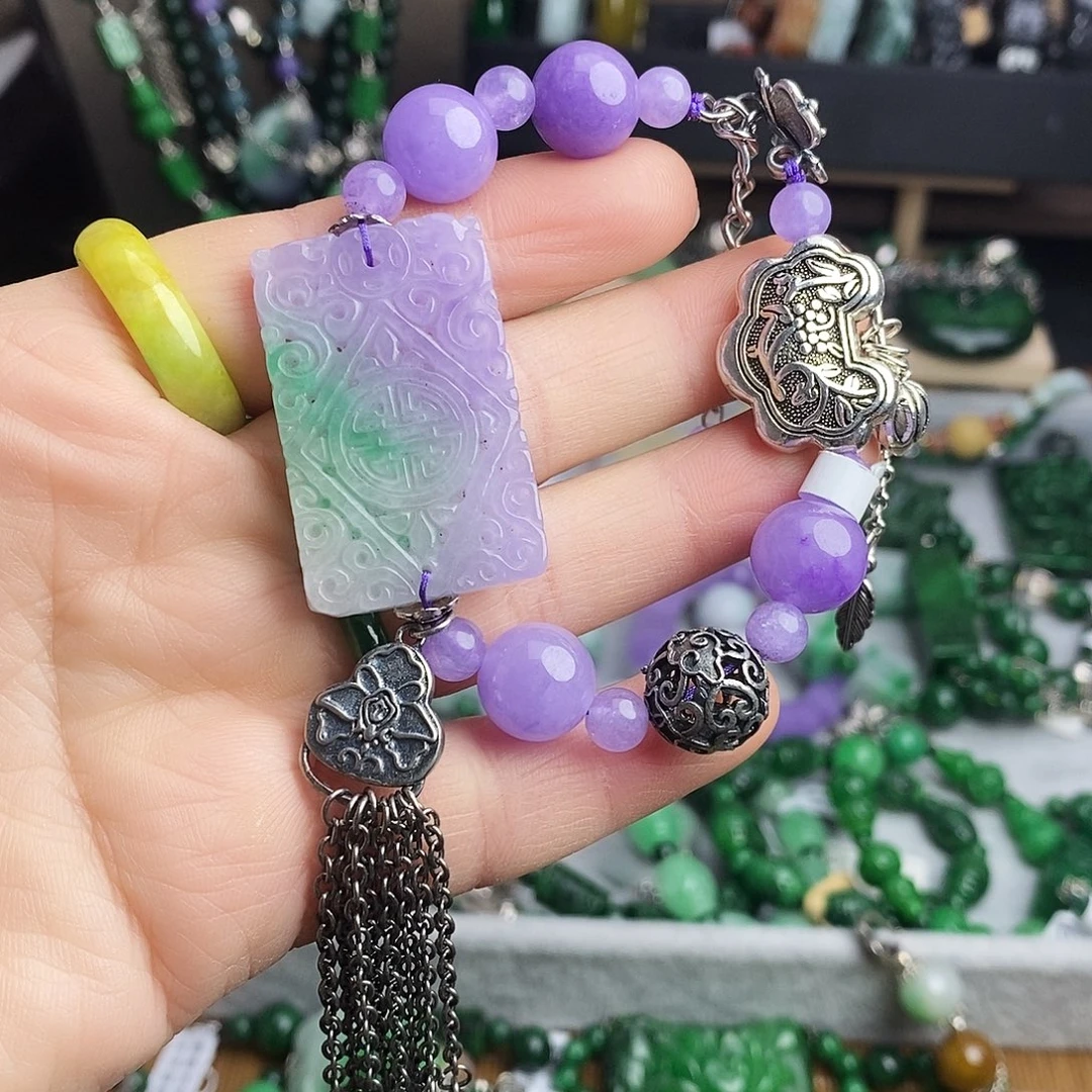 不***兔翡翠未镶嵌手链299