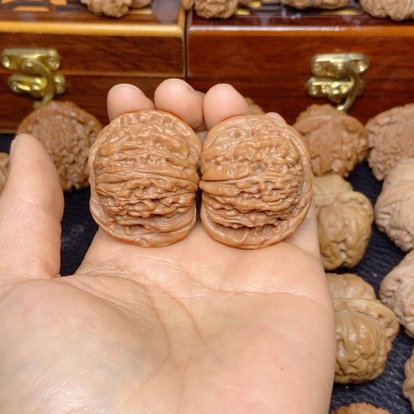 【闪购商品】文玩核桃吊坠幸****）四座楼40