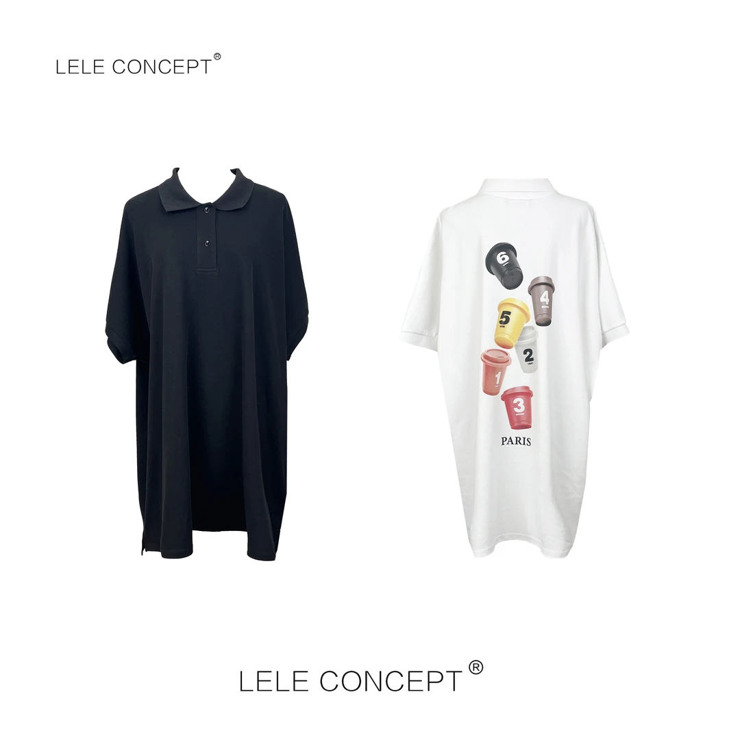 LELE CONCEPT丨舒适百搭水杯大T恤TX116