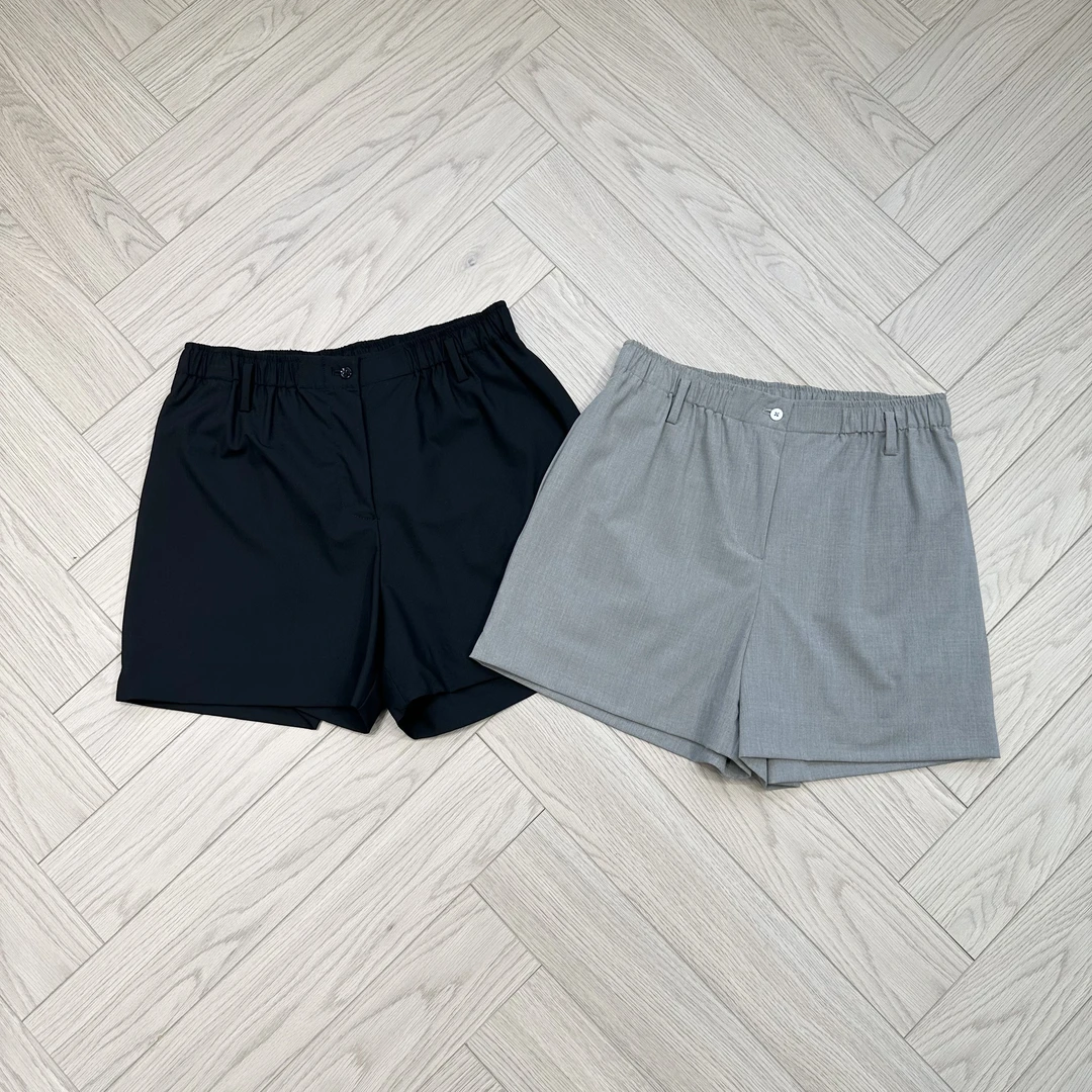 陈邓邓 新款西装短裤休闲夏季百搭 显腿细简约通勤西装短裤女2139