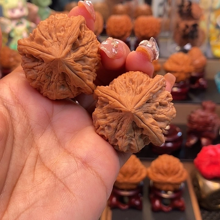 文玩核桃吊坠41全品玉玺三棱