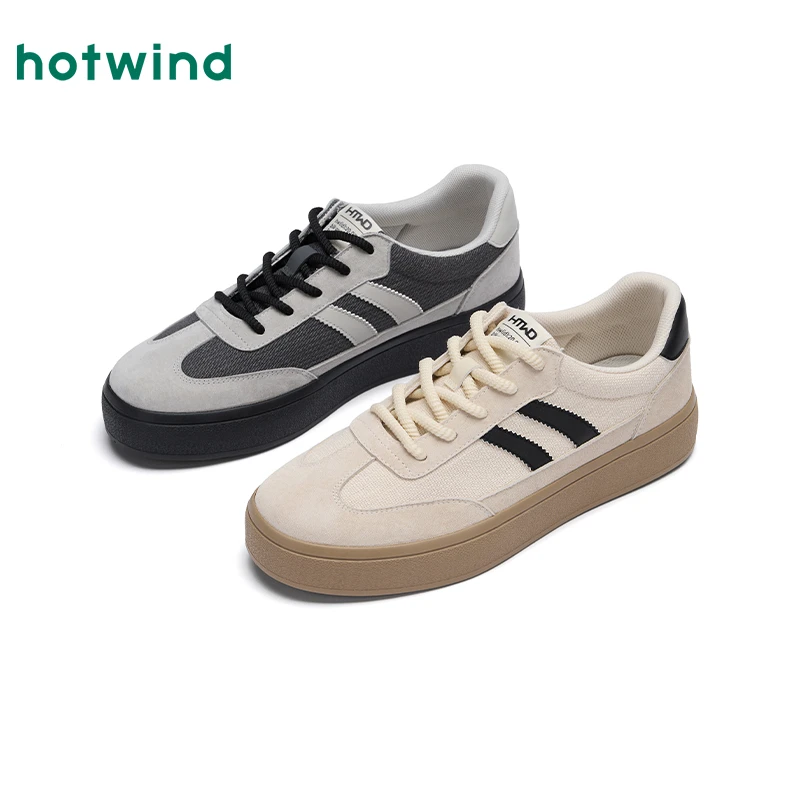 热风2025年春季新款男士时尚休闲鞋H14M25561