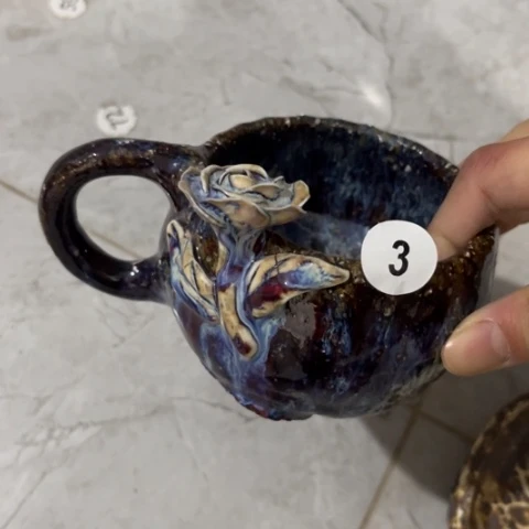 盘熠樹日式手捏餐具茶具