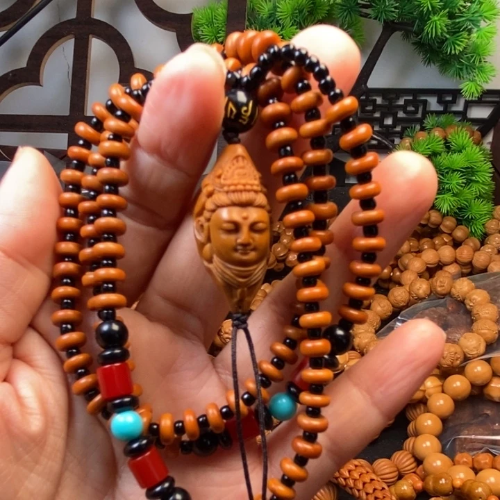 橄榄核吊坠橄榄核雕猴头核桃