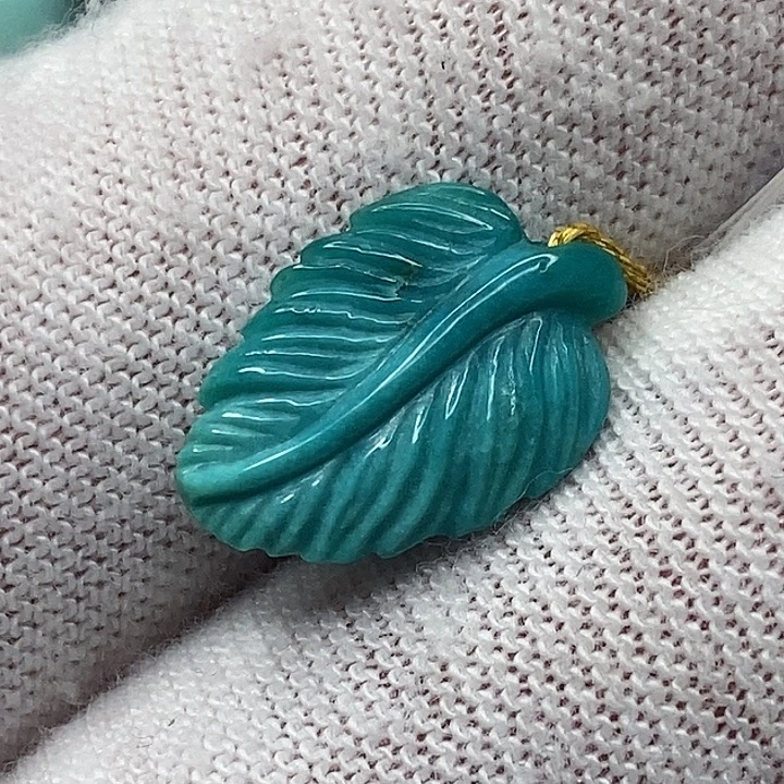 绿松石未镶嵌天然原矿 地大质检